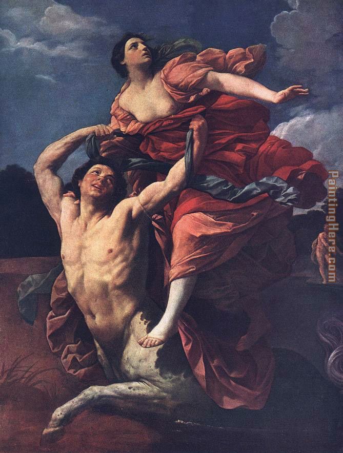 The Rape of Dejanira painting - Guido Reni The Rape of Dejanira art painting
